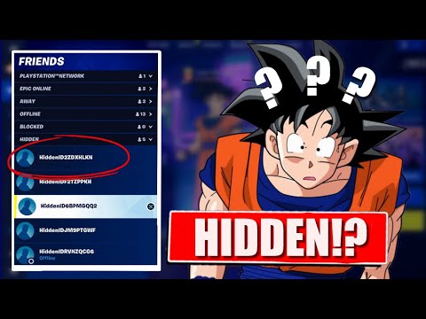 Fortnite Guide | Why do I have Hidden names on my friend list?