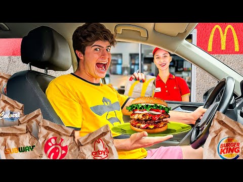 EXPERIMENTEI TODOS OS DRIVE THRUS DOS ESTADOS UNIDOS 🇺🇸