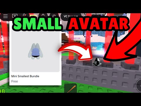 TUTORIAL HOW TO GET & BECOME A SMALLEST AVATAR ON ROBLOX STEAL A BRAINROT!
