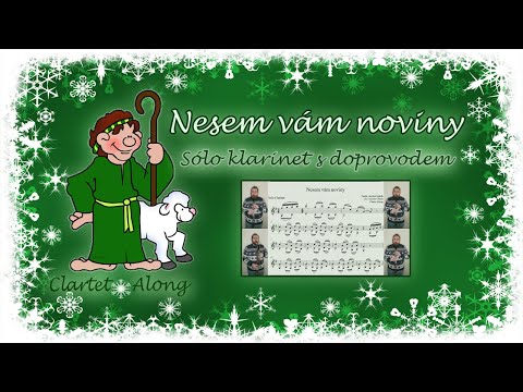Nesem vám noviny - Klarinet s doprovodem | CLARTET ALONG | Clarinet Play Along