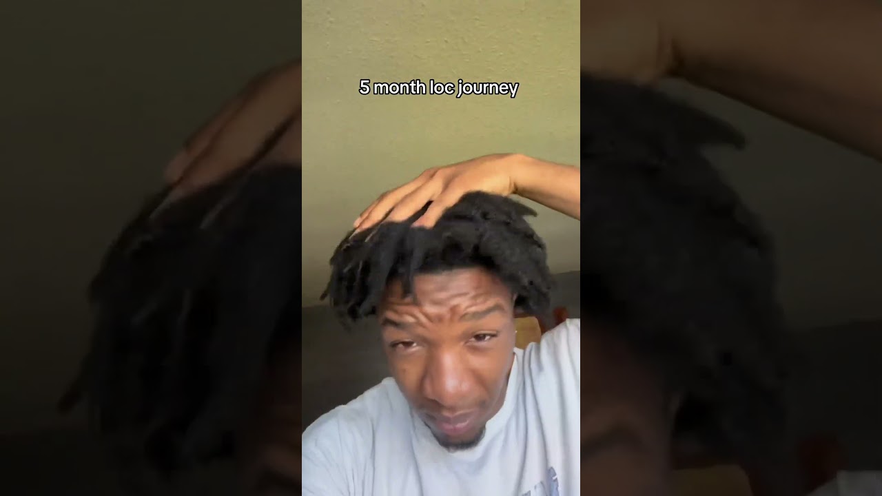 5 months loc journey #4chair #locs #dreads #locsjourney #dreadlocks #starterlocs #locjourney