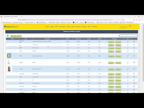 01 01  MORITGEST GESTION COMMERCIALE AJOUTER UN ARTICLE OU SERVICE