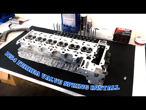 BMW N54 ENGINE BUILD PT 5 | Ferrea Valve Spring Install