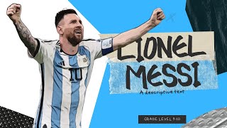 Descriptive Text - Lionel Messi