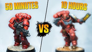 TIME INVESTMENT vs OUTCOME in Miniature Painting