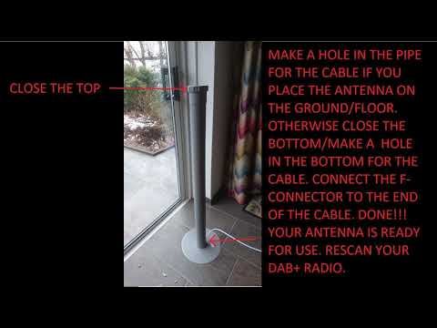Home made diy DAB+ Antenna (also for DVB-T)