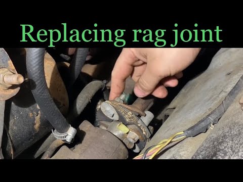 Replacing rag joint/steering coupler in my 1977 ford truck 4x4.