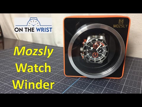 Mozsly Single Watch Winder, Quite, Stylish, and Compact! Also, Turns Per Day Explained and Tested!