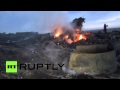Последствия падения лайнера Boeing-777 на юго-востоке Украины (НОВЫЕ КАДРЫ ...