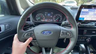 2020 FORD ECOSPORT 1.0 ST LİNE GÖSTERGE VE ORTA EKRANI , KLİMA BUTONLARI KULLANI