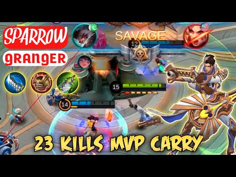 GRANGER 23 KILLS!!! RIP SAVAGE | MVP CARRY Build & Rotation Gameplay by MrSparrow [ OLD GRANGER ]
