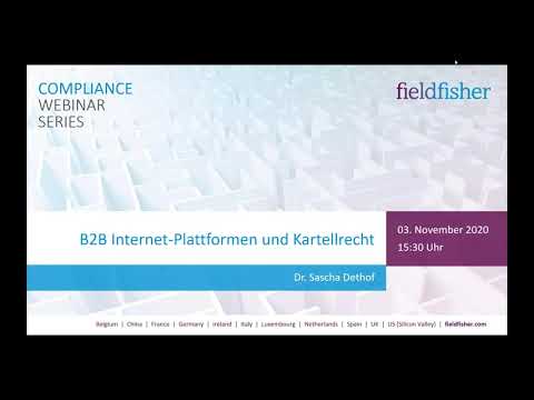 Webinar | Compliance Series: B2B Internetplattformen und Kartellrecht