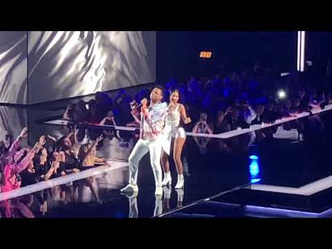 Natti Natasha sale a mitad de la canción con Silvestre Dangond- Justicia