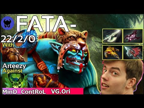 NIP.FATA with Arteezy  VS MinD_ContRoL & VG.Ori - Huskar Gaming!!! Dota 2 7.19