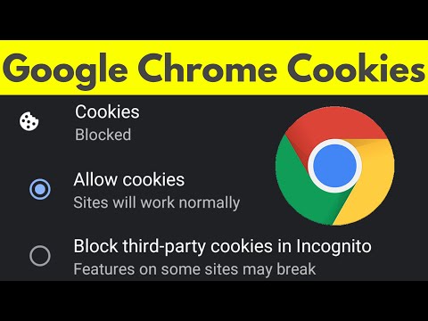 How to Enable cookies on Google chrome android mobile...