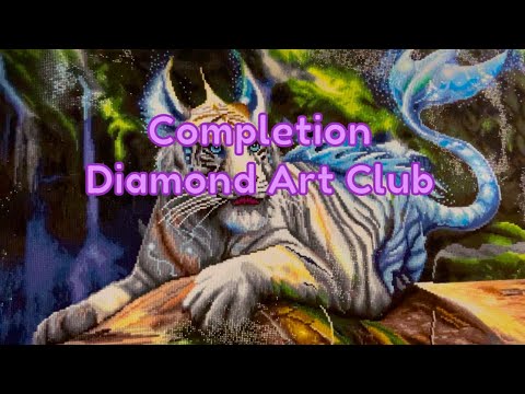 Diamond Painting Completion from Diamond Art Club@roxyclury #dpbigbutts25