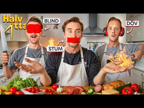 HALV 8 SOM BLIND, DÖV OCH STUM.