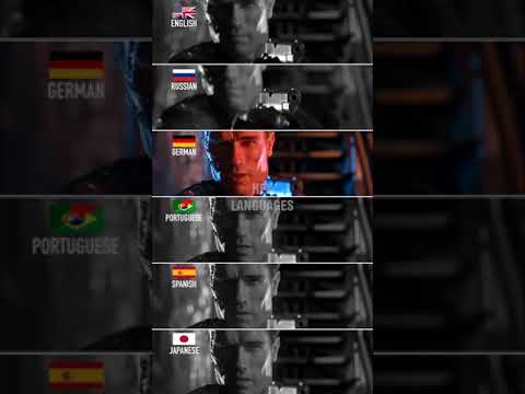 "Hasta La Vista Baby" in 6 different languages #shorts #terminator