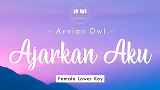 Download lagu Arvian Dwi - Ajarkan Aku (Female Lower Key) Karaoke Piano mp3