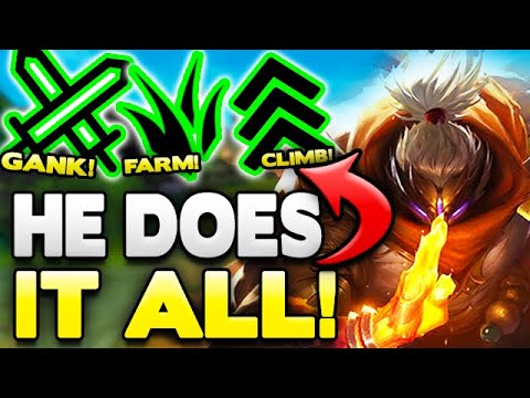 Jax jungle can DO ANYTHING! The hard carry 1v9 teamplaying farming ganking split pushing GOD