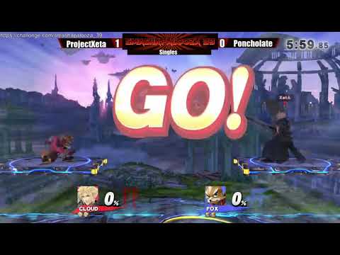 SmashaPalooza 39: Losers - Poncholate (Fox) vs ProjectXeta (Cloud)