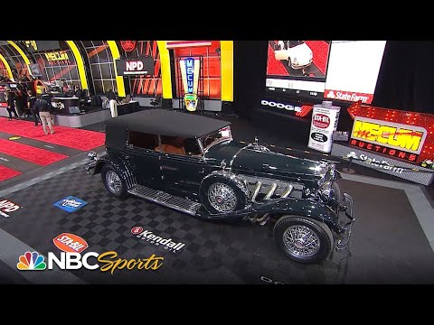 Mecum: 1929 Duesenberg Model J Murphy Convertible sells for a WHOPPING $2.15M | Motorsports on NBC
