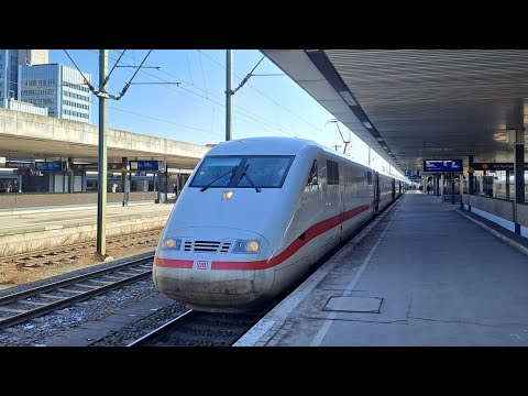 ICE 1 LDV als Ersatz-ICE 2952 nach Hamburg Hbf bei der Ausfahrt in Hannover Hbf
