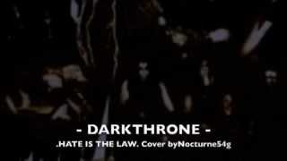 DARKTHRONE -HATE IS THE LAW- cover