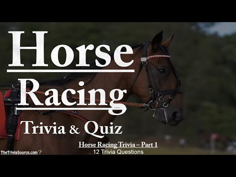 Horse Racing – Trivia & Quiz – #1