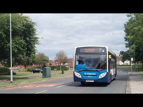 Toots And Flashes! Stagecoach Hartlepool 14.240 MAN Enviro 200 39727 NK09 EGV