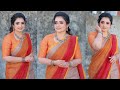 Sujitha Dhanush Latest Hot Beautiful Saree Photoshoot 2024 Actresses Hot Saree Photoshoot 2024
