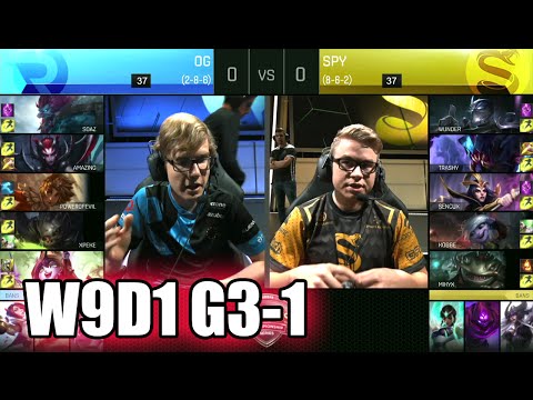 Origen vs Splyce | Game 1 S6 EU LCS Summer 2016 Week 9 Day 1 | OG vs SPY G1 W9D1 1080p