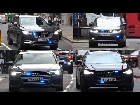 **COUNTER TERRORISM** Units Urgently responding BTB in various Unmarked cars on big Operation