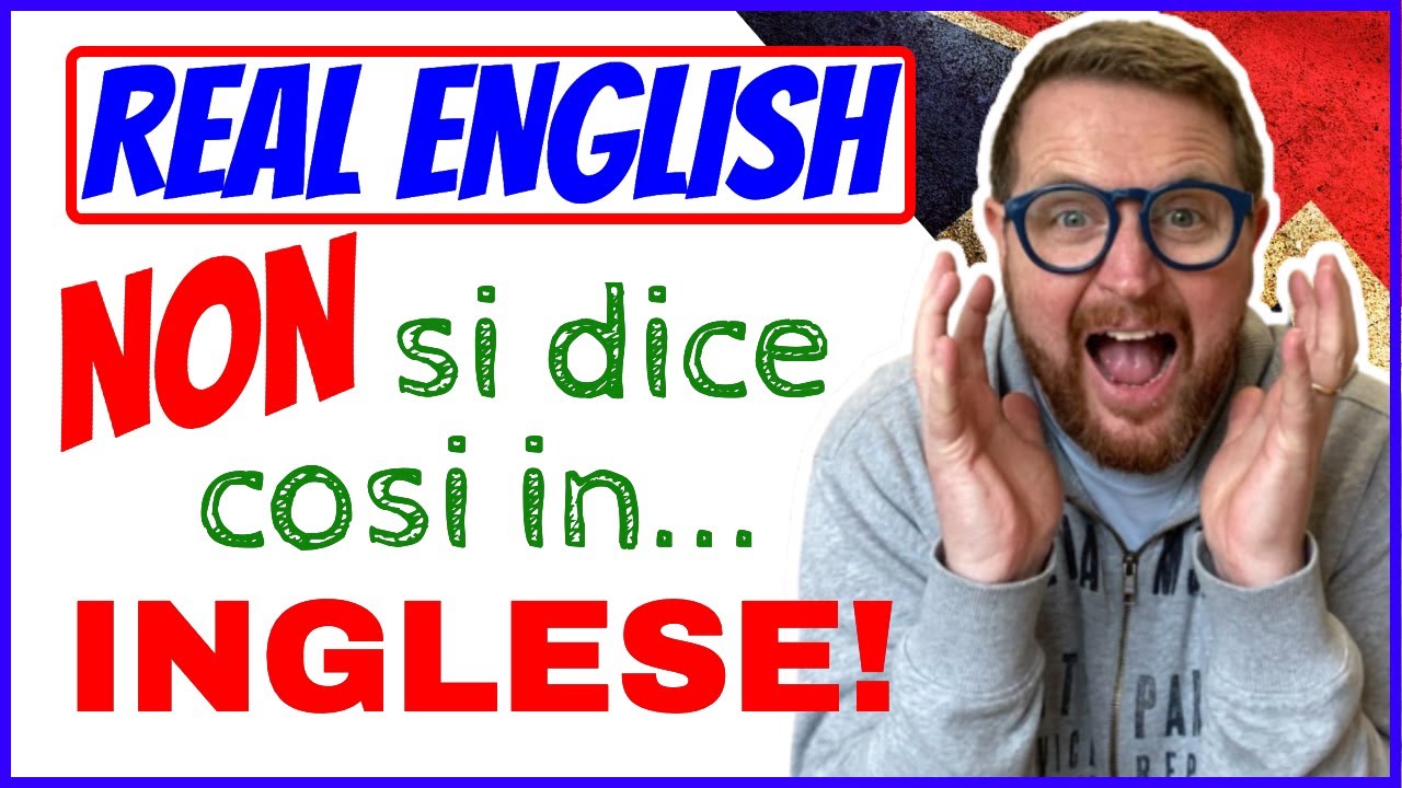 🇬🇧🔥REAL ENGLISH! NON fate questi 5 ERRORI! 💪🇬🇧