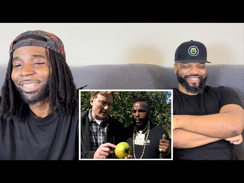 Conan Goes Apple Picking With Mr. T Reaction