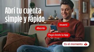 Santander: Apertura de cuenta