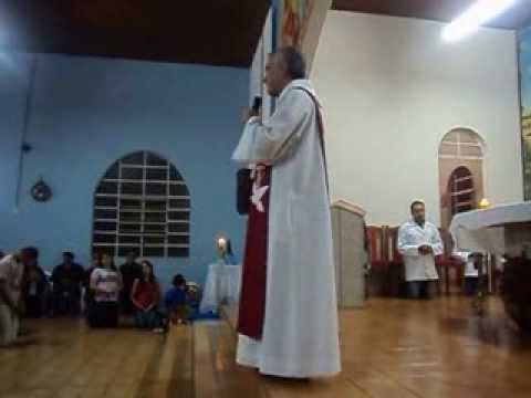 Testemunho na Missa de Cura e Libertação em Dinizópolis em 27/09/2013