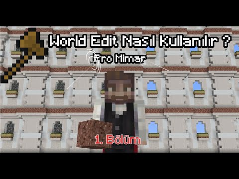 Pro Architect : How to Use Minecraft World Edit ?  l Chapter 1