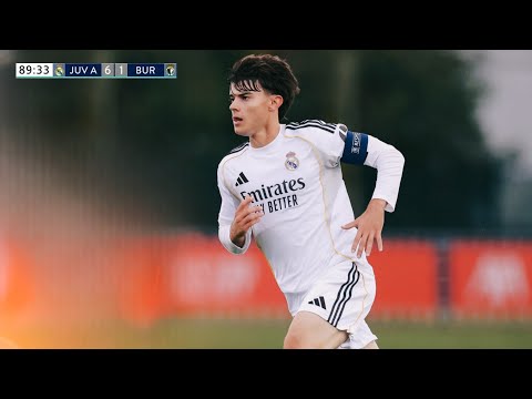 Carlos Díez vs Burgos • Real Madrid U19 Youth A