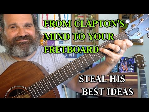 Stealing And Simplifying Clapton: "Nobody Knows You When You're Down And Out" Guitar Improvisation.
