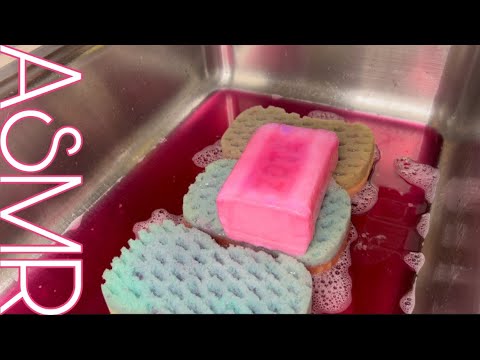 💕 Zote Suds | ASMR SPONGE SQUEEZING | 💕