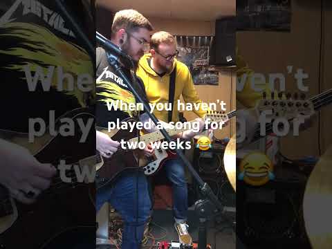 Jon re-teaching Martyn the songs after a hefty Christmas break
