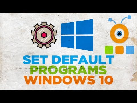 How to Set Default Programs in Windows 10