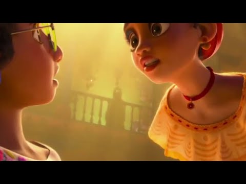 Bruno dancing to Dolores's verse from 'We don't talk about Bruno'