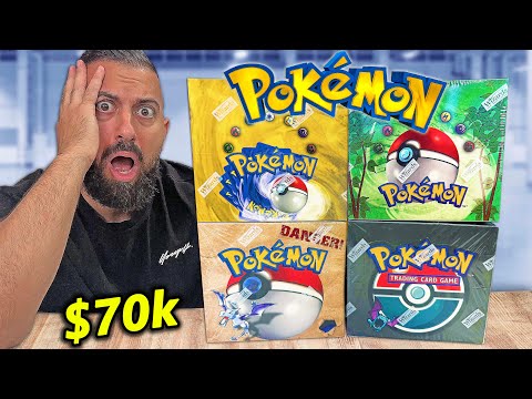 Unboxing EVERY Original Pokemon Box ($70,000)