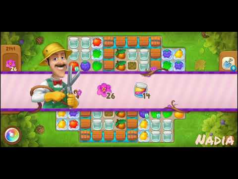 Gardenscapes Level 2141. No Boosters used