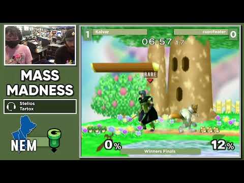 Mass Madness 40 SSBM - Kalvar (Marth) vs. OUG | cupofwater (Fox) - Melee WF