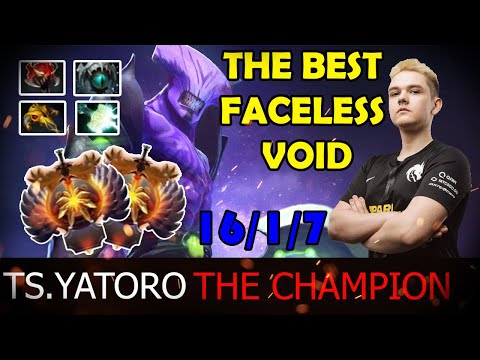 TSPIRIT YATORO THE CHAMPION | 16/1/7 Faceless Void Dota ranked inmortal 7.30e