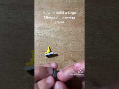 Regonald the Lego rat - How to make a Lego Minecraft brewing stand