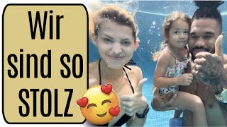 MIA KANN ALLEINE SCHWIMMEN 😵 Team Harrison
